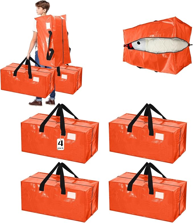 4 Pcs 24 Gallon Large Moving Bags by Clysee