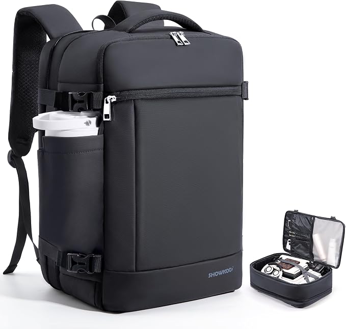 SHOWKOO Travel Backpack For Man Women, Airline Approved Carry On Laptop by SHOWKOO