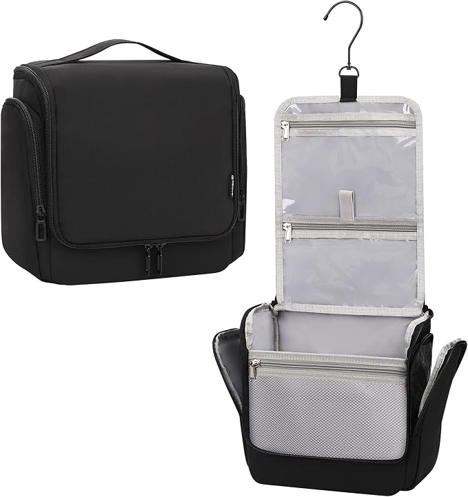 Relavel Hanging Toiletry Bag for Men and Women, Travel Toiletries Bag by Relavel