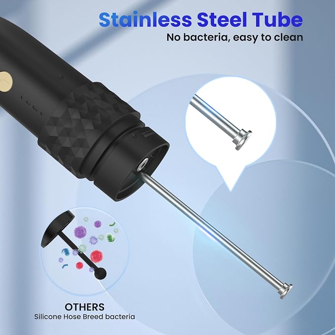 Portable Water flosser with Electric Toothbrush, 2 in 1 Teeth Cleaning Kit - Image 4