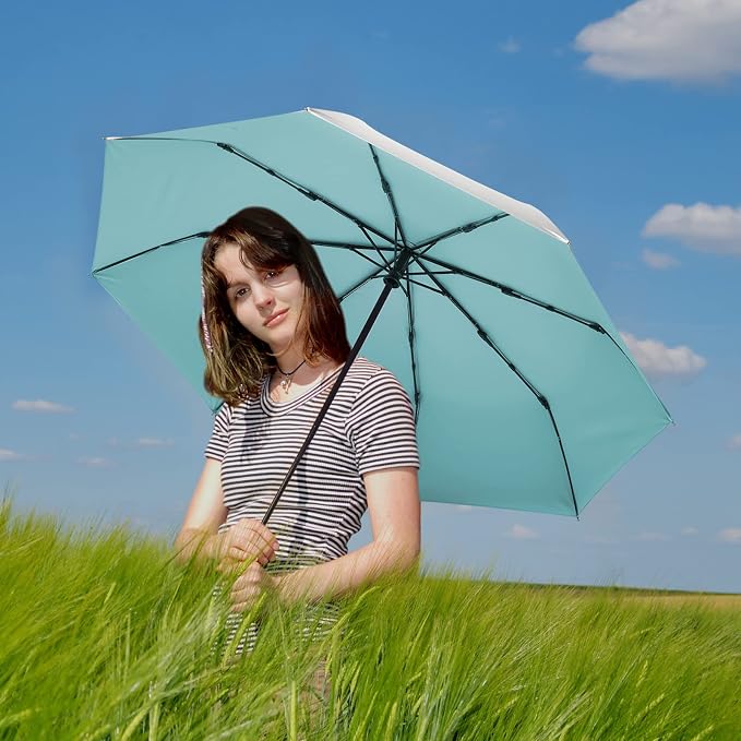 G4Free UPF 50+ UV Protection Large Travel Umbrella 42/46 Inch Auto Open Close - Image 8