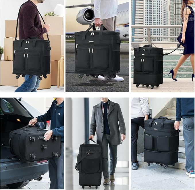 MILADA Expandable Luggage Bags for Travel Foldable Suitcase - Image 8