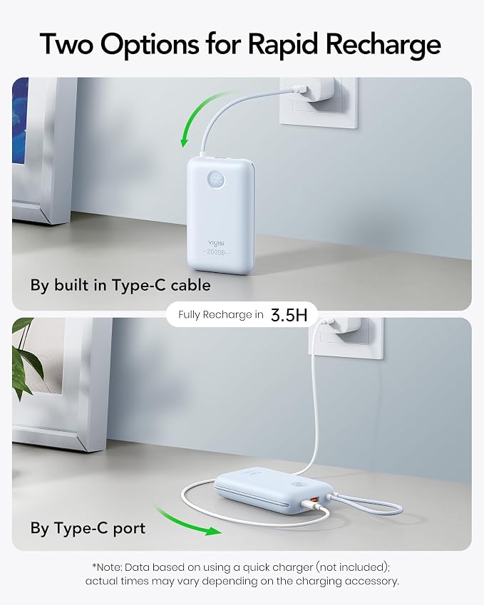Portable Charger 20000mAh 30W Fast Charging, Power Bank - Image 4