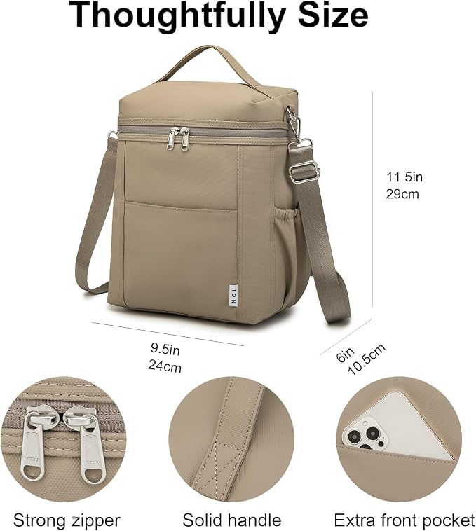 NOL Natural Organic Lifestyle Insulated Lunch Bags - Image 3