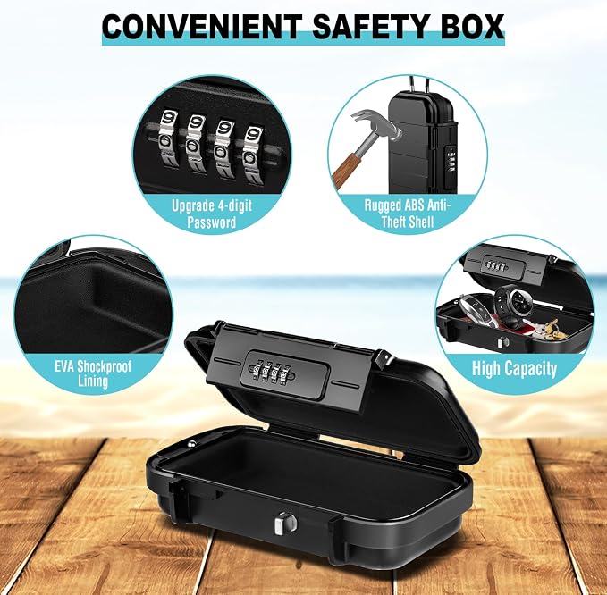 HUANLANG Portable Safe Lock Box - Image 2