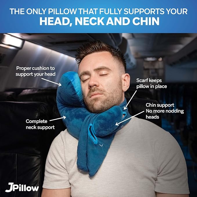 JPillow Travel Pillow for Airplanes – A Little Bulky, and Takes a Couple of - Image 2
