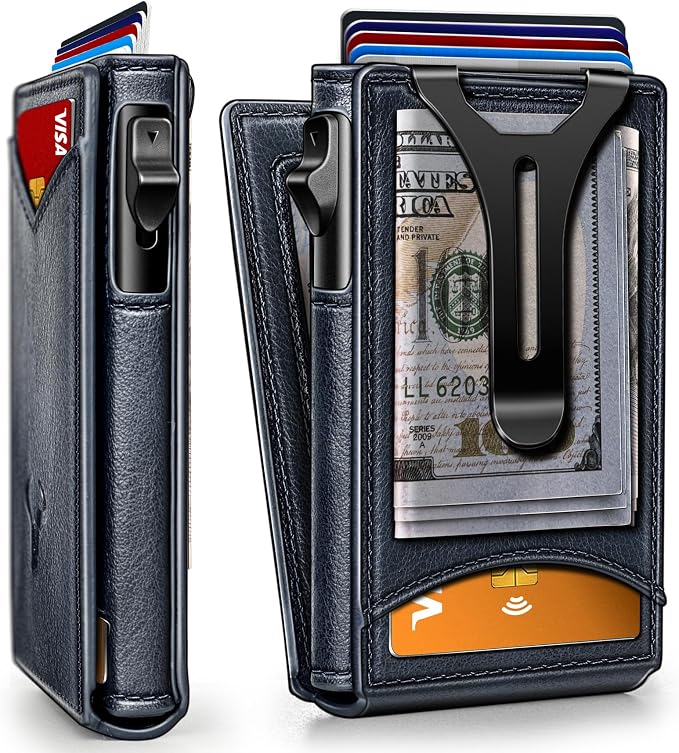 BULLIANT Men Wallet, Money Clip Wallet Slim by BULLIANT