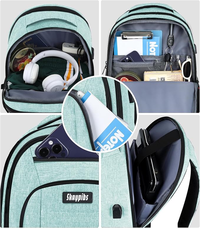Backpack for Women Men, Travel School Backpacks for Teen Boys, Bookbag - Image 4