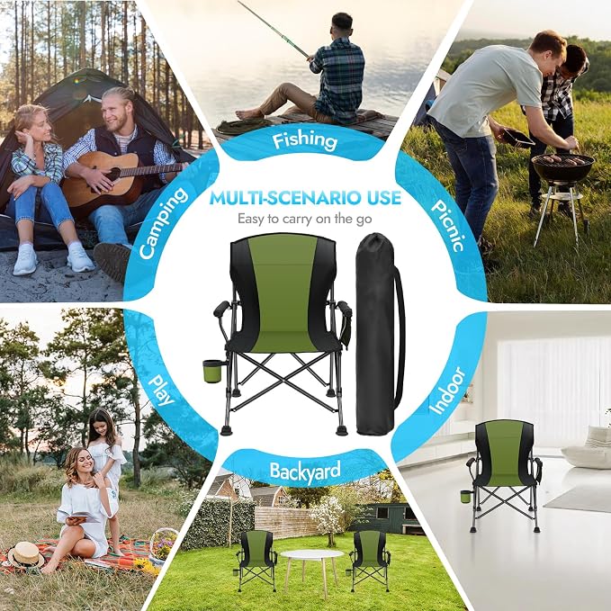 Oversized Folding Camping Chair - Image 7