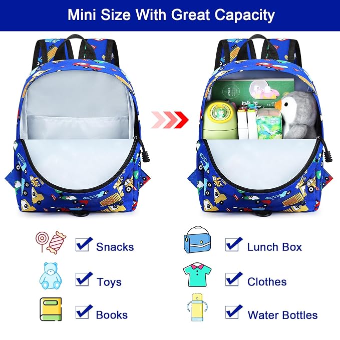 Accmor Toddler Backpack with Leash, Cute Kids Backpacks with Anti Lost Wrist - Image 3