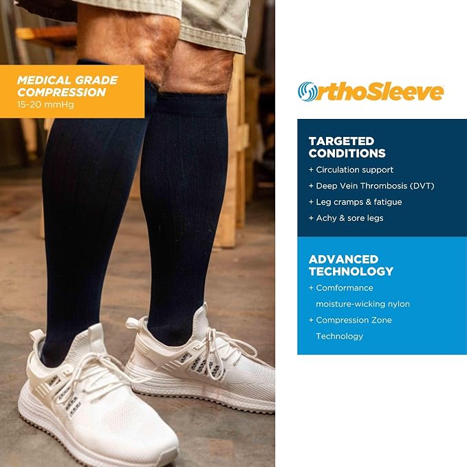 OrthoSleeve Medical Grade Compression Socks - Image 2