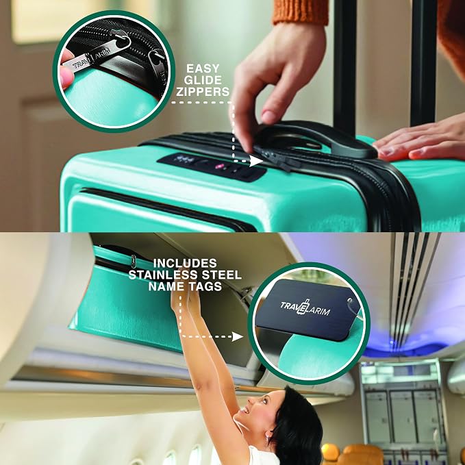 Luggage Sets 3 Piece, 22 Inch Carry on Luggage and 24 Inch Suitcases - Image 9