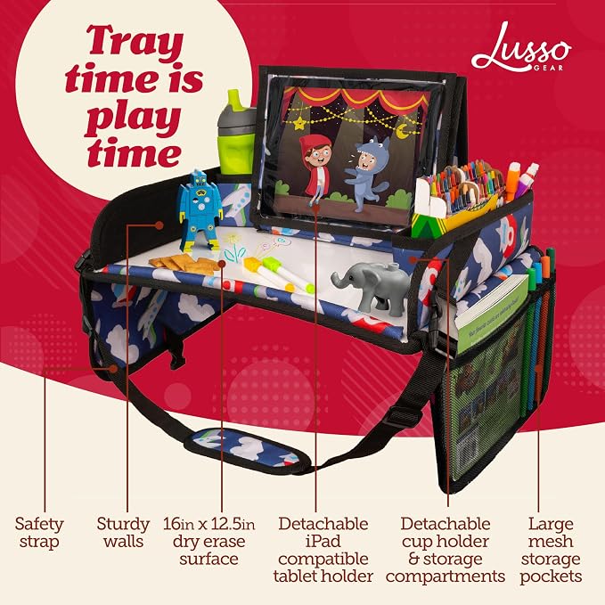 Lusso Gear Kids Travel Tray for Car - Image 2