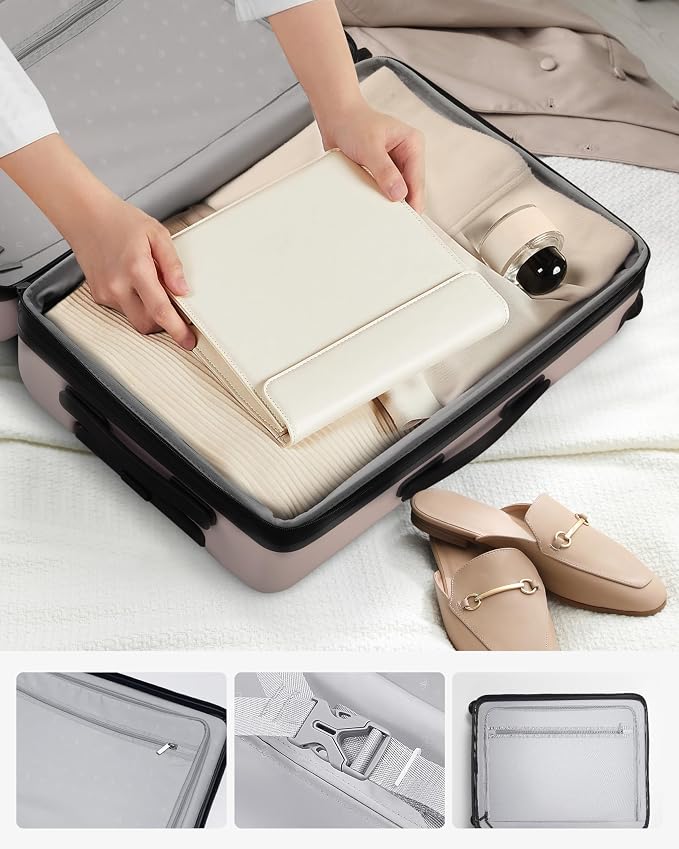 Carry on Luggage 22 X 14 X 9 Airline Approved, 20 Inch Luggage - Image 8