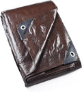 GUARD SHIELD Brown Tarp 10x12 Feet Waterproof Tarps Lightweight Camping Tarp by GUARDSHIELD