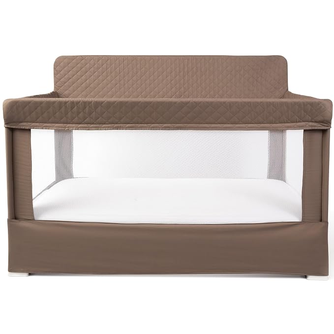 Baby Delight Lunaire Full Size Crib | Breathable Mesh Baby Crib | Tool-Free by BabyDelight
