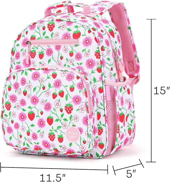 mibasies Girls Backpack 5-8: Lightweight Kids Backpacks - Image 2