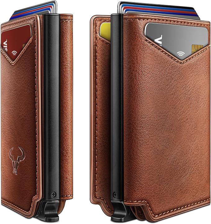 BULLIANT Men Wallet Leather Wallet Card Holders Money Clip by BULLIANT