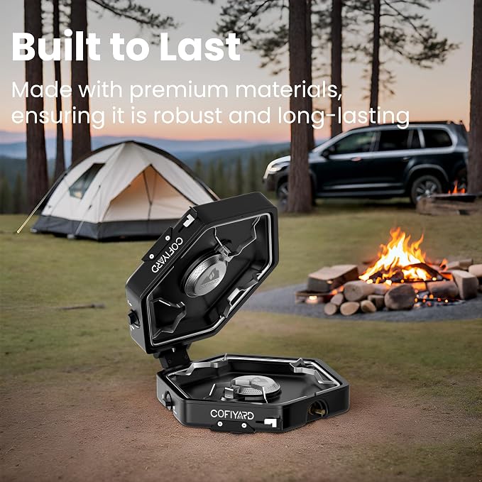 Propane 2 Burner Camping Stove - Image 7