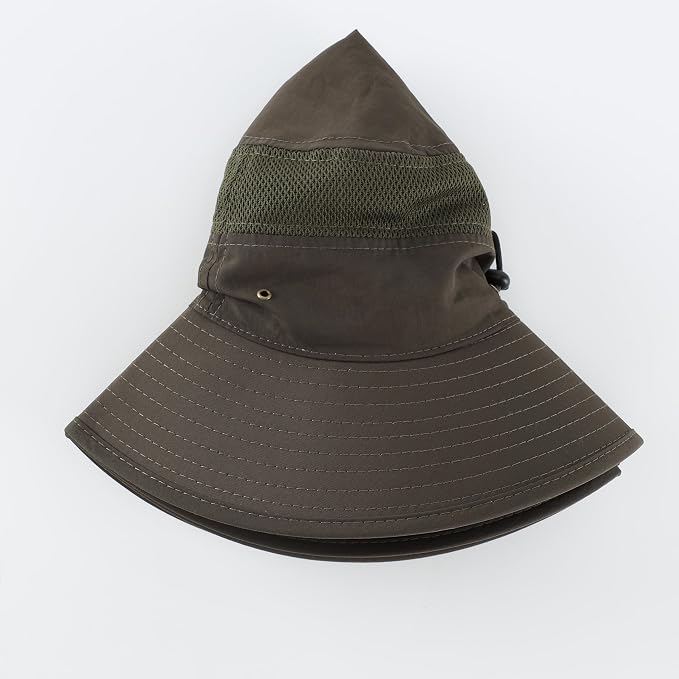 Home Prefer UPF 50+ Men's Sun Hat Wide Brim Bucket Hat UV Protection Hat - Image 7