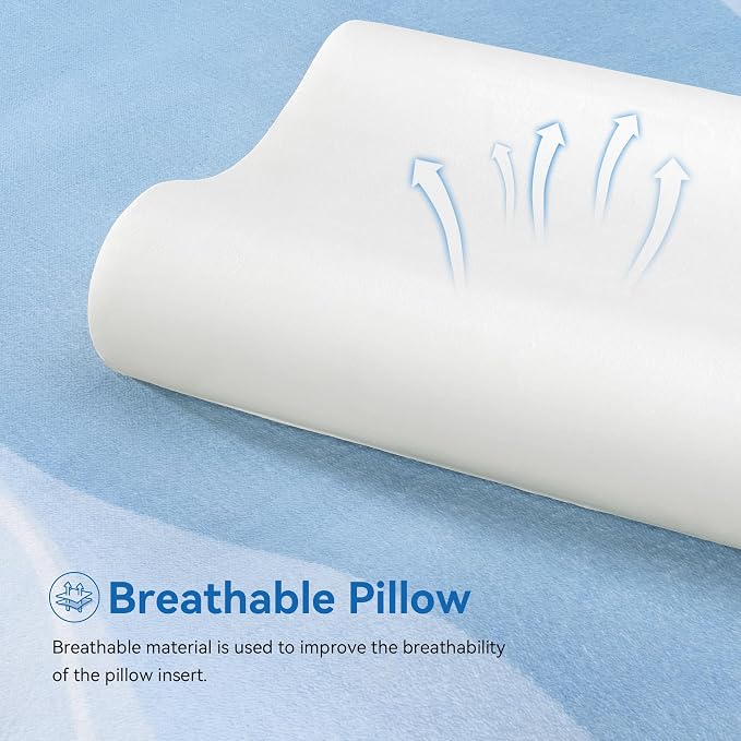 AM AEROMAX Queen Size Firm Contour Memory Foam Pillow, Cervical Pillow - Image 7