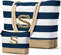 Becokan Beach Bag Initial Beach Tote by BecokanBeachBagSpecialist