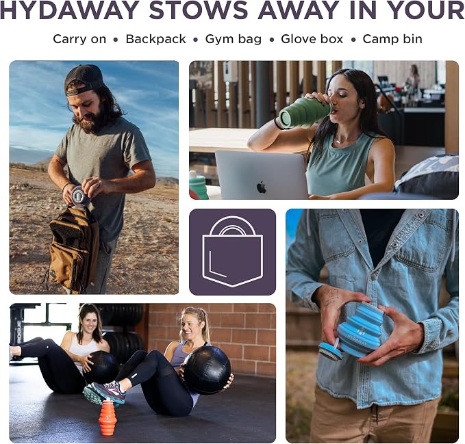 HYDAWAY 17oz Collapsible Water Bottle - Image 5