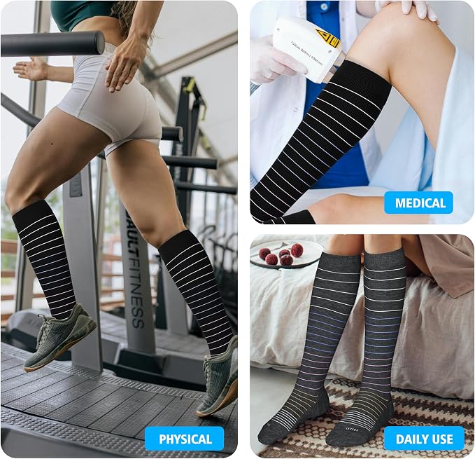 LEVSOX Thick Cotton Compression Socks - Image 7