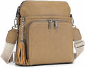 Crossbody Purse for Women, Lightweight Medium Crossbody Bag Soft Leather by Roulens
