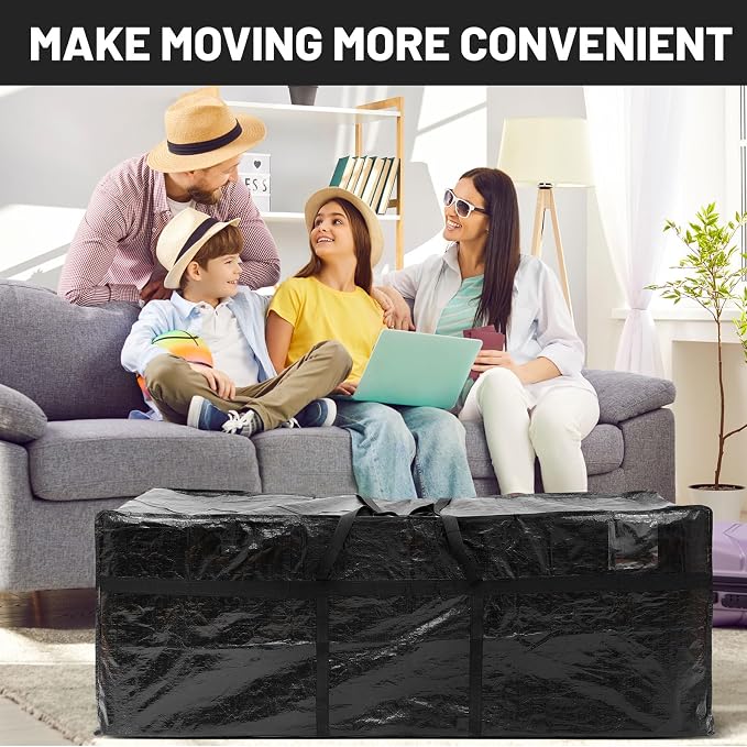 4 Pcs 176 Gallon Large Moving Bags - Image 6