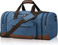 Litvyak Duffle Bag for Travel, Large 60L Canvas Travel Duffel Bags Overnight by Litvyak