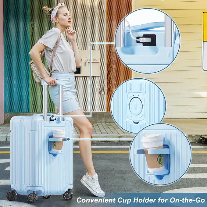 Krute Luggage Sets 2 Piece Suitcase - Image 3