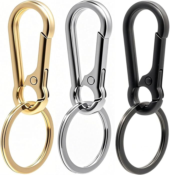 Keychain Keyring Set for Men Women Classic Metal Home Car Key Holder Organizer by Unknown