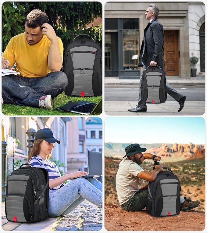 Extra Large Laptop Backpack for Men, Travel Backpack, Big Backpack, 50L Water - Image 8