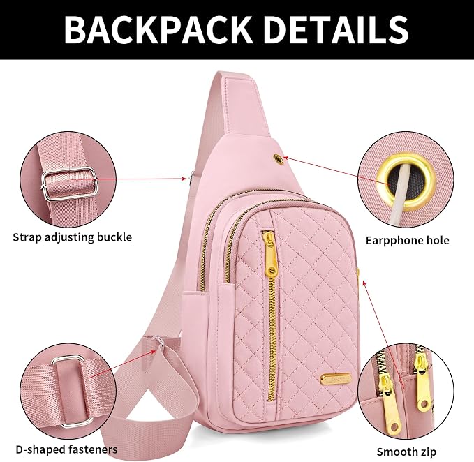 Small Sling Bag For Women Men Casual Crossbody Sling Backpack - Image 5