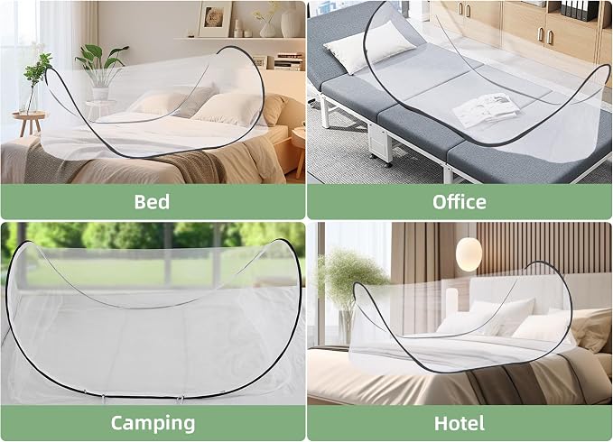 78 * 32 * 22 Inch Large Up Mosquito Tent, Portable Foldable Mosquito Net - Image 7