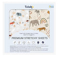 TotAha Jungle Animal Mini Crib Sheet, Premium Stretch Fitted Portable Mini by TotAha%7CUnitedStates