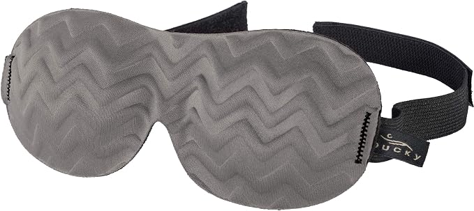 Bucky Ultralight Travel & Sleep Chevron Eye Mask, One Size by Bucky