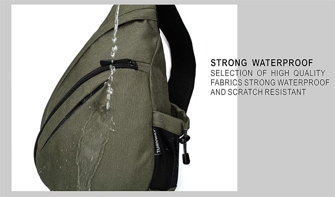 Water-Proof Sling bag/Crossbody Backpack/Shoulder Bag - Image 6