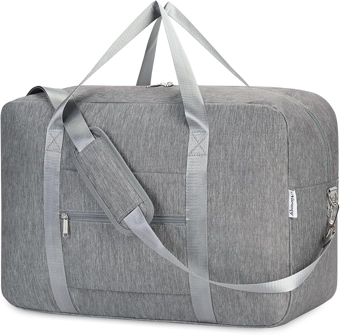 Carry on luaggage 22x14x9 Airlines Approved Foldable Carry on Bag Travel Duffel by Narwey