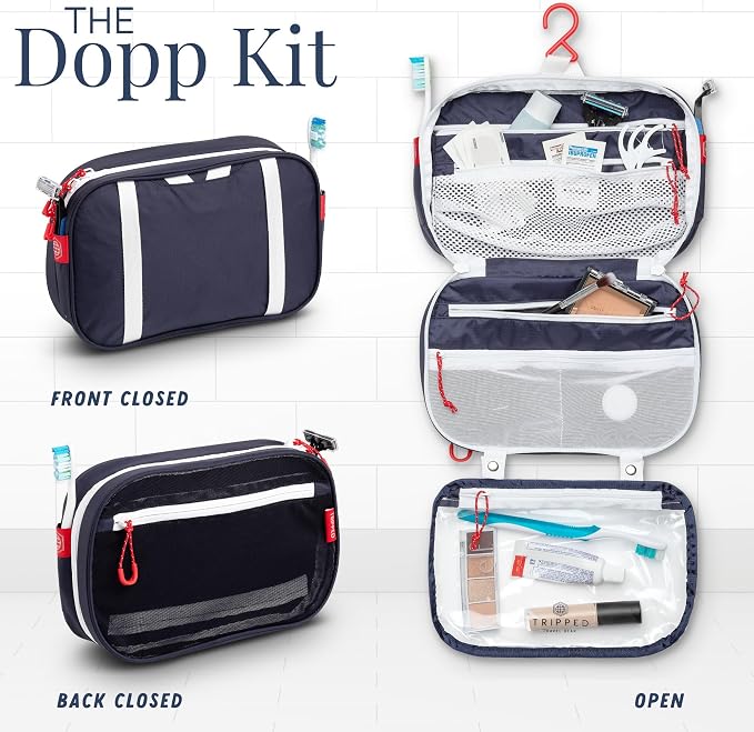 Toiletry Bag Kit Set: Hanging Travel Toiletry Bag + 311 TSA Cosmetic Liquid Bag - Image 4
