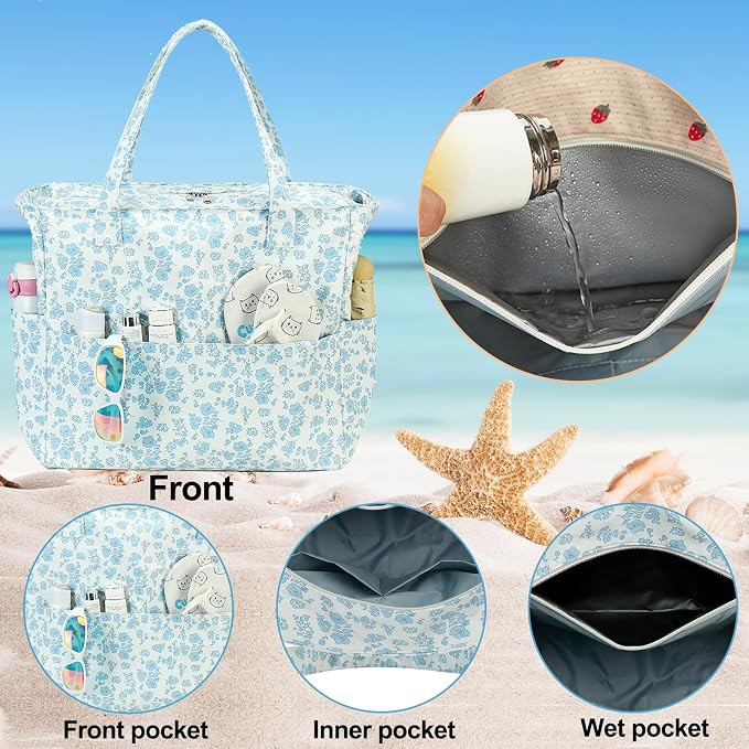 Waterproof Beach Tote Pool Bags - Image 4
