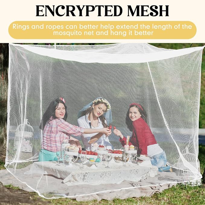 4 Corners Mosquito Net for Mosquiteros para Camas Bed Canopies Netting Bed - Image 4
