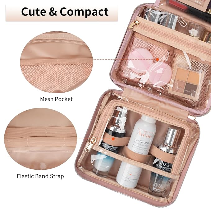 CUBETASTIC Travel Toiletry Bag, Makeup Bag - Image 5