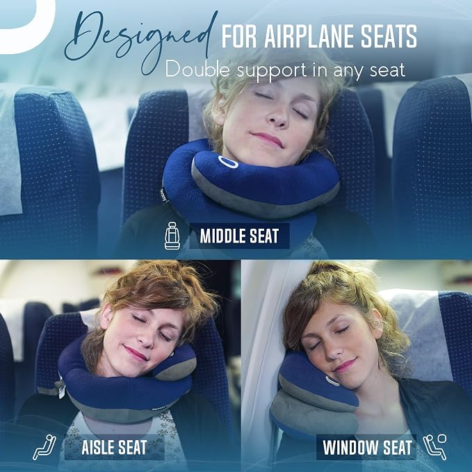 BCOZZY Organic Cotton Double Support Neck Pillow - Image 3