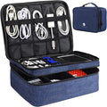 ORIENT FAMULAY Travel Electronics Organizer, Waterproof Cable Organizer Bag by ORIENTFAMULAY