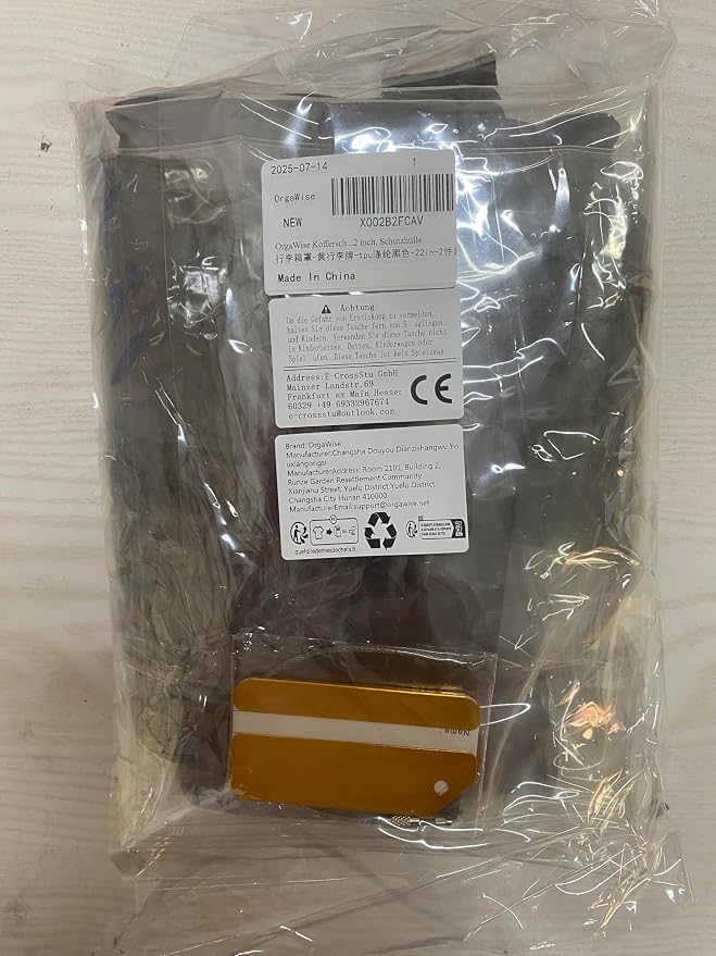 OrgaWise Clear Luggage Cover, For Suitcase Tsa Approved Transparent TPU - Image 8