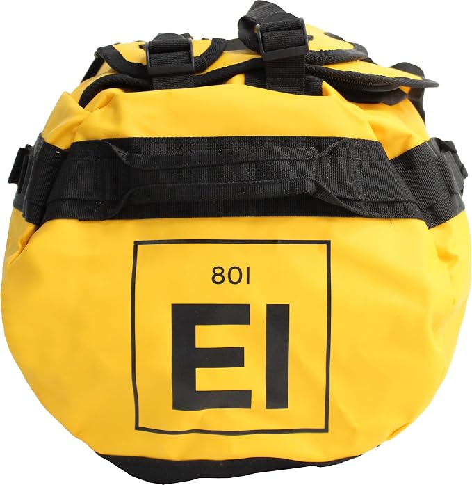 Element Equipment Trailhead Duffel Bag Shoulder Straps Waterproof Yellow Large - Image 6