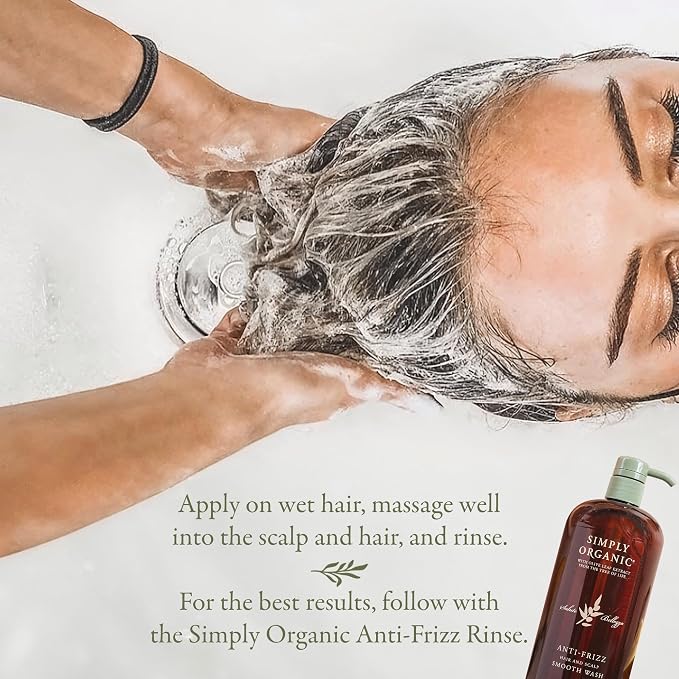 SIMPLY ORGANIC Frizz Control Hair Shampoo Scalp Wash Made in Italy, All Natural - Image 6