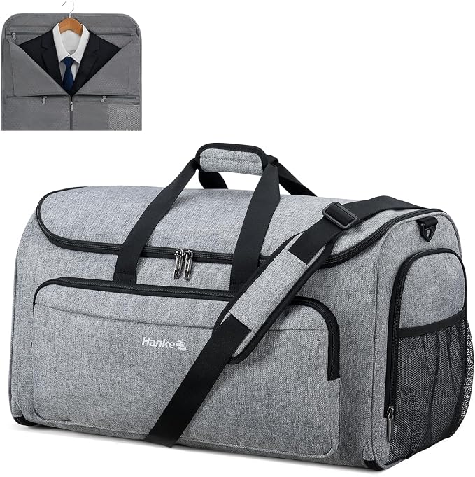 Hanke Carry on Garment Bags for Travel, Convertible Duffle Bag Luggage Bag - Image 2